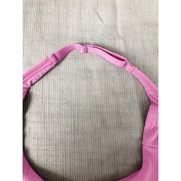 Auden Women's Sz Large Pink Halter Lightly Padded Halter Sports Bralette - Picture 3 of 12